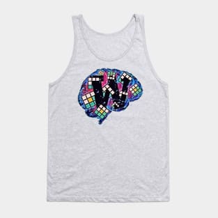 Wordle Brain Tank Top